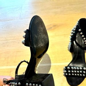 Alexander Wang suede black sandal
